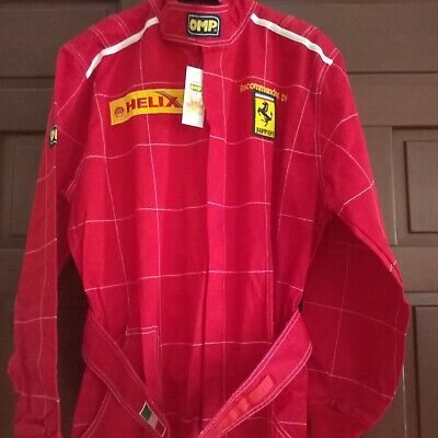 Tuta Ferrari Shell OMP 100% Originale Taglia 54. Nuova Con Etichetta • 299€