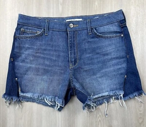 Sam Edelman High Rise Jean Cut Off Shorts The Bootie Womens Size 6 Waist 28" NEW - Picture 1 of 8