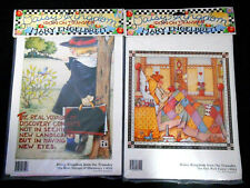 Lot of 2 Mary Engelbreit Iron-On Transfers Real Voyage-6552 Get Well Fairy-6514