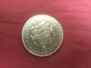 Canada 1871 - 1971 centennial .50 cent coin 1/2 dollar coat of Arms B.C. - Bild 1 von 2