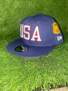 NEW ERA MENS USA 9FIFTY PATCH SNAPBACK OSFM NWT $45 - Picture 1 of 8