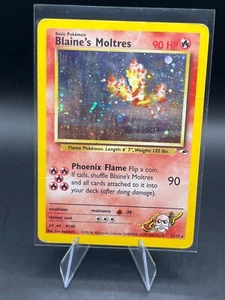 Blaine's Moltres 001/132 Gym Heroes-Unlimited Edition Holo - Picture 1 of 5