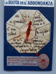 Calendario dell'abbondanza per l'annata agraria 1934 - 35  - vintage - Picture 1 of 3
