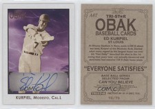 2010 TRISTAR Obak Auto Brown /75 Ed Kurpiel #A67 Auto