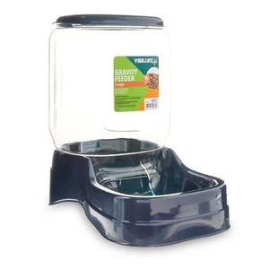 Vibrant Life Gravity Pet Feeder, Blue, Large for Dogs and Cats,10 Pound Capacity - Picture 1 of 20