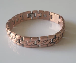 Bracciale maglia magnetica rame artrite terapia del dolore braccialetto parete - Foto 1 di 3