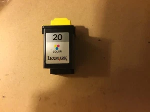 1 Used Empty Lexmark 20 Color Ink Cartridge - Picture 1 of 1