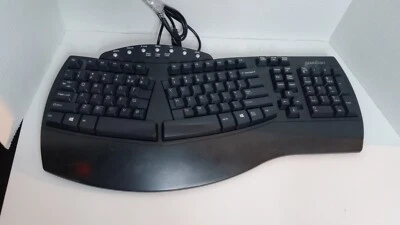 Perixx Ergonomic Wired USB Keyboard Gray  KU-9938 / 98915 - Image 1 of 4