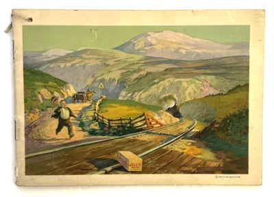 Folleto de recetas de gelatina de gelatina 1925 - napolitano, cóctel de frutas y gráficos de menú Foto 1 de 3