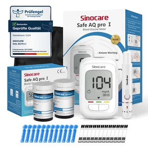 Sinocare präzisesten Blutzuckermessgerät Kit für Diabetes mit SilberElektrode*50 - Bild 1 von 10