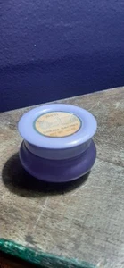 Avon Blue Lotus .66 oz Vintage Cream Sachet EMPTY Lavender Jar - Picture 1 of 5