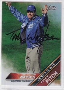 Tom Watson 1977, 1981 Masters Champ Topps Refractor SIGNED CARD AUTOGRAPHED - Picture 1 of 1