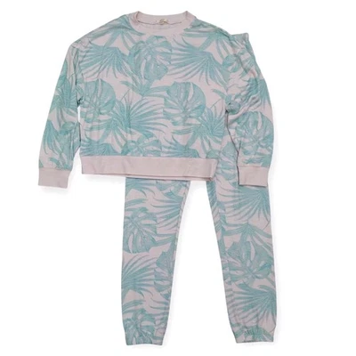 Sudadera Z Supply Mujer Pequeña Grande Crop Pullover Tropical Tejido Foto 1 de 4