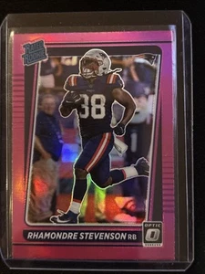 🔥2021 Donruss Optic #237 Pink Prizm RC Rated Rookie Patriots - Picture 1 of 2