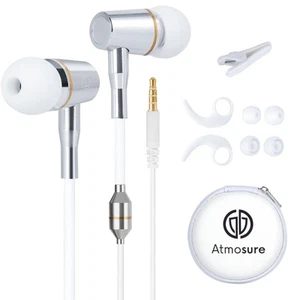 ATMOSURE Air Tube Headphones — Anti Radiation EMF Free Headphones with Carry ... - Picture 1 of 6