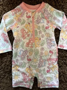 Care Bears Baby Girls Size 6-9 month Rashguard Swim Bathing Suit Swimsuit - Picture 1 of 4