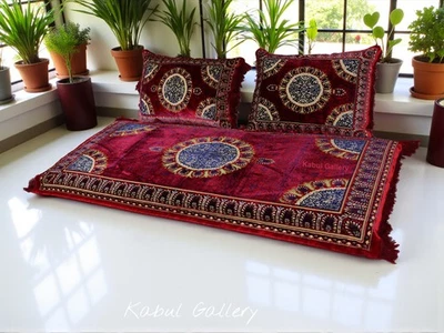 3 Tlg. Matratze Kissen orient Sitzecke Bodenkissen Sitzgruppe Toshak 23RMD توشک - Bild 1 von 4
