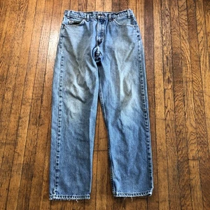 Vintage Levi’s 550 Orange Tab Jeans Men Size 34x32 Blue Distressed Faded Grunge - Picture 1 of 17