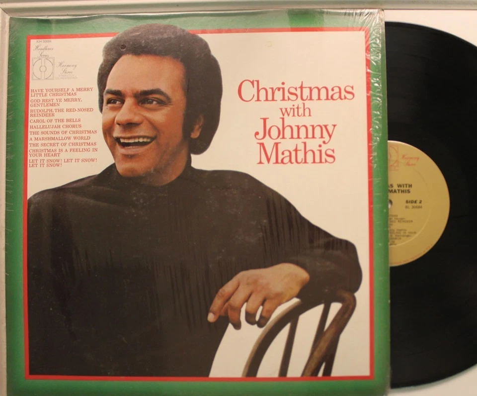 Johnny Mathis Lp Christmas With On Harmony - Vg VG+ To VG (In Shrink) - Image 1 of 1