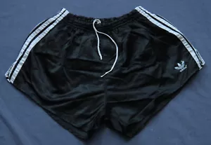 Adidas Shorts D8 Glanz Sprinter Nylon Shiny Silky Retro Vintage Sporthose 80er L - Picture 1 of 2