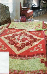 Feathered Flourish Quilt Pattern Pieced/Applique JS - Picture 1 of 2