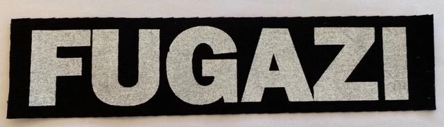 Fugazi Cloth Patch Sew On Badge Punk Rock  Approx 1.75" X 8" (CP140) - Image 1 of 1