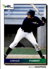 1996 Beloit Snappers Team Issue #28 Gerald Parent El Paso Texas Assonet MA Card