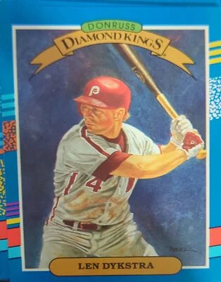 1991 Donruss #7 Len Dykstra - Image 1 of 4