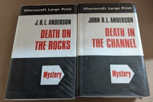 J.R.L. Anderson: Job lot collection of 2 LARGE PRINT adult fiction books - Picture 1 of 1