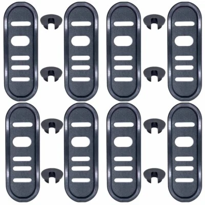 PARTS 4 OUTDOOR 8Pk 10" Universal Snow Blower Skid Shoes for MTD Ariens 490-241-0010 731-06472
