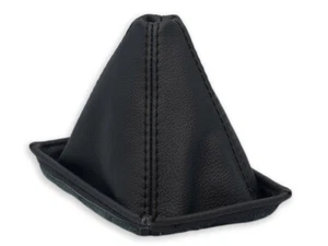 FOR TOYOTA MR2 MK1 W10 1984-1989 GEAR SHIFT BOOT GAITER LEATHER STITCH BLACK - Picture 1 of 5