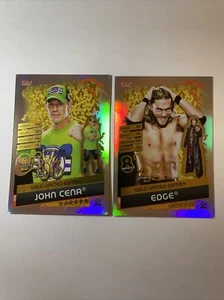 Gold limited edition edge , john cena reloaded slam Attax - Picture 1 of 4