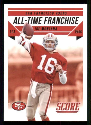 2015 Score All-Time Franchise #3 Joe Montana - Image 1 of 2