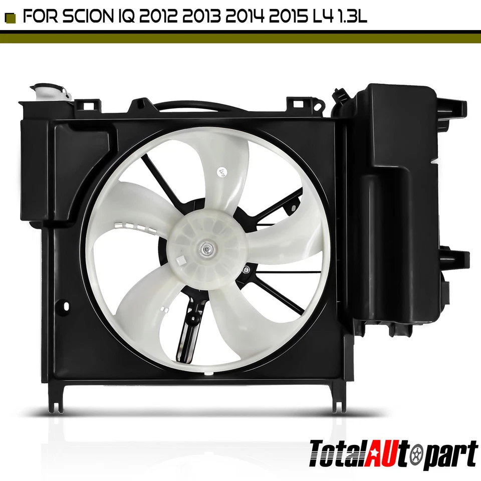 Nuevo conjunto de ventilador de refrigeración del motor con cubierta para Scion iQ 2012 2013 2014 2015 1,3 L Foto 1 de 4