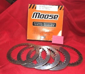 NOS Moose M80-7405 SET OF 5 Steel Clutch Drive Plates - Picture 1 of 1