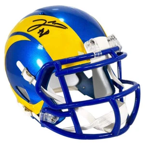 Jared Verse Signed Los Angeles Rams Speed Mini Football Helmet (Beckett) - Picture 1 of 3