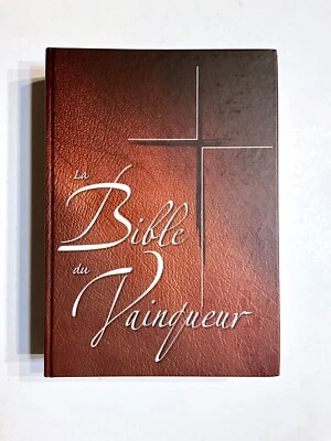 FRENCH  BIBLE  La Bible Du Vainqueur - The Overcomer Bible, Hardcover DAMAGED - Image 1 of 4