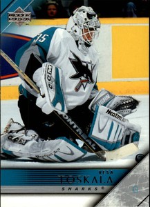 2005-06 Upper Deck Sharks Hockey Card #405 Vesa Toskala