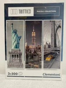 Rompecabezas Trittico Nature, 3 x 500 piezas - Clementoni Edición Nueva York - Imagen 1 de 2
