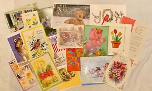 ❤️18 Grußkarten Lot teils Vintage alle Anlässe unbenutzt versch. Spaß #H❤️ - Bild 1 von 1