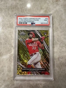2024 Topps Chrome Black Christian Encarnacion-Strand Gold Mini Diamond PSA 9 #88 - Bild 1 von 5
