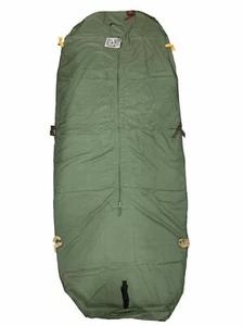New Genuine British Army Light Weight Olive Green Sleeping Bag LINER L & M #3465