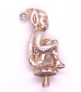 (B532) Plata Pixie Elfo Dije Colgante Joyería - Imagen 1 de 5