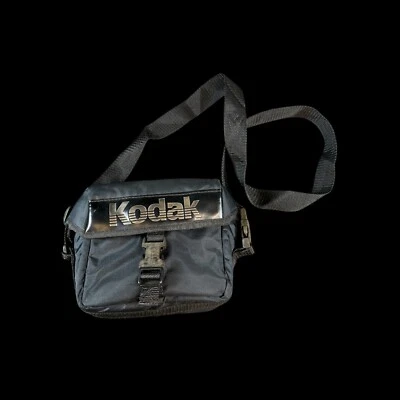 Estuche para cámara Kodak vintage años 80 negro estuche con correa para el hombro Foto 1 de 4
