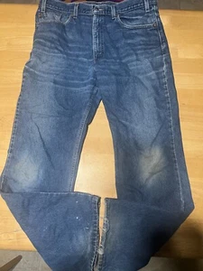 Nicely Faded Levi's 38x31 516 Bootcut Jeans Light Wash Zip Fly - Picture 1 of 10