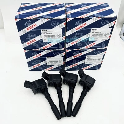 4X Bobina de encendido para Bosch VW Tiguan Porsche Panamera Audi Q3 Q7 CJE 06H905110G Foto 1 de 4