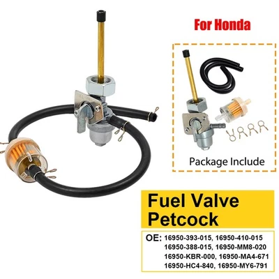Válvula de interruptor de tanque de llave de combustible para Honda 1978-1981 XL250S 16950-393-015 OEM Foto 1 de 4