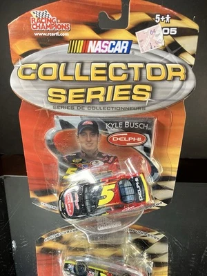 Chevrolet Monte Carlo 2005 Kyle Busch #5 Kellogg's Delphi Rookie 1:64 R.C. Foto 1 de 4