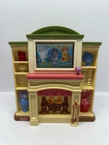 Fisher Price Loving Family dollhouse Fireplace Entertainment Center TV - Picture 1 of 7