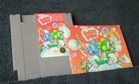 Bubble Bobble (NES) with manual, sleeve TESTED